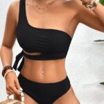 bikini asymétrique noir