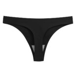 string sans couture noir