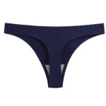 string sans couture bleu foncé